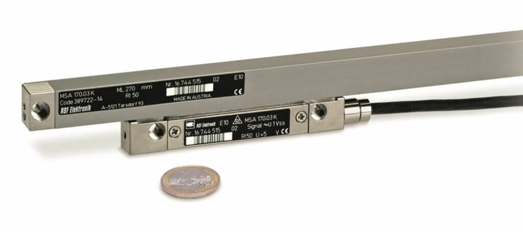 The MSA 170 is the smallest full sealed linear encoder for motion feedback