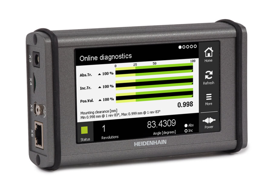 HEIDENHAIN Introduces Mobile Encoder Diagnostics Tool HEIDENHAIN