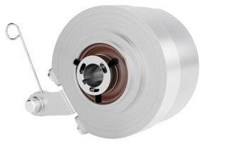Analog measuring devices with inductive scanning and protective housing.