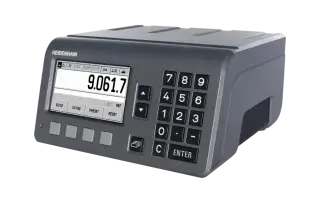 Digital readout for measuring and positioning tasks with one axis