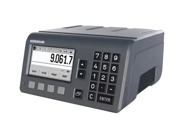 Digital readout for measuring and positioning tasks with one axis