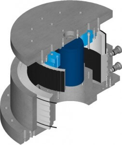 A common application for Torque motors are on indexing tables where the stall torque holds large parts in place.